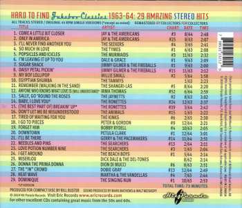CD Various: Hard To Find Jukebox Classics – 1963-64: 29 Amazing Stereo Hits