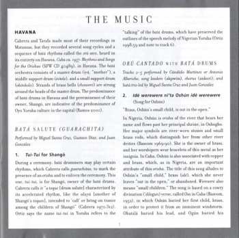 CD Various: Havana & Matanzas, Cuba, Ca.1957: Batá, Bembé, And Palo Songs 