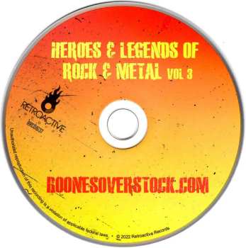 CD Various: Heroes & Legends Of Rock & Metal Vol. 3