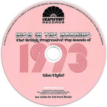 3CD/Caja Various: High In The Morning (The British Progressive Pop Sounds Of 1973)