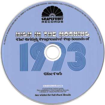 3CD/Caja Various: High In The Morning (The British Progressive Pop Sounds Of 1973)