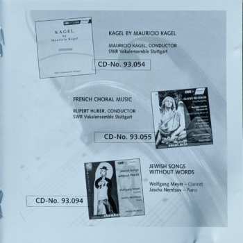 CD Various: Highlights (Der Klangkörper Des SWR = Ensembles Of SWR)