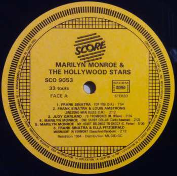 2LP Various: Marilyn Monroe And The Hollywood Stars
