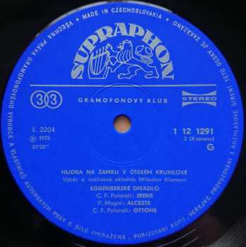 3LP/Caja Various: Hudba Na Zámku V Českém Krumlově (2xLP+ BOOKLET+BOX)