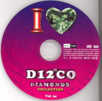 CD Various: I Love Disco Diamonds Collection Vol. 24 LTD