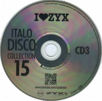 3CD Various: I Love ZYX Italo Disco Collection 15