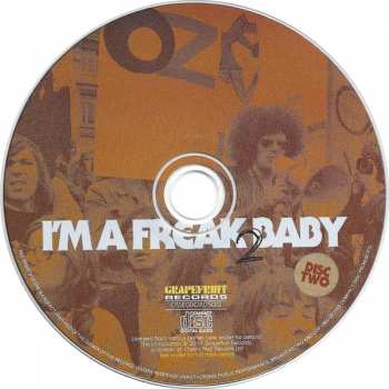 3CD/Caja Various: I'm A Freak 2 Baby (A Further Journey Through The British Heavy Psych And Hard Rock Underground Scene: 1968-73)
