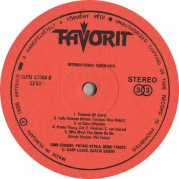 LP Various: International Super Hits