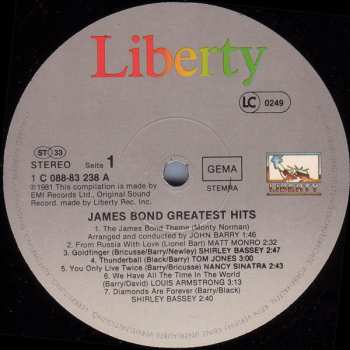 LP Various: James Bond Greatest Hits