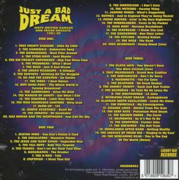 3CD/Caja Various: Just A Bad Dream: Sixty British Garage And Trash Nuggets 1981-89