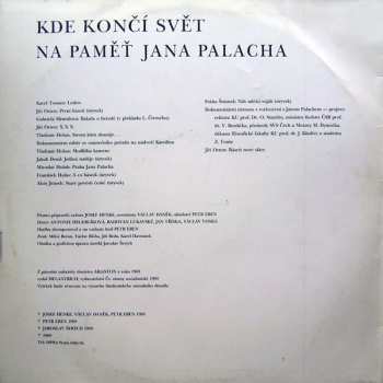 LP Various: Kde Končí Svět (Na Paměť Jana Palacha)
