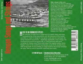 CD Various: Kenyan Songs and Strings: Kenya, 1950 & 1952: Luo, Luhya, Kipsigis, Kikuyu, Nandi, Swahili, Wanga, Giriama