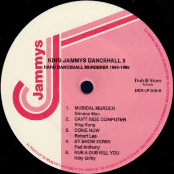 2LP Various: King Jammys Dancehall 3: Hard Dancehall Murderer 1985-1989