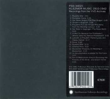 CD Various: Klezmer Music 1910-1942: Recordings From The YIVO Archives