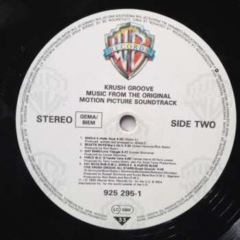 LP Various: Krush Groove (Music From The Original Motion Picture Sound Track)