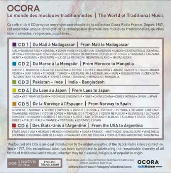 6CD/Caja Various: Le Monde Des Musiques Traditionnelles = The World of Traditional Music