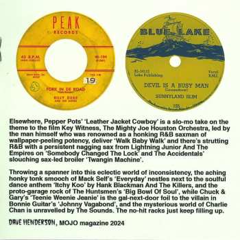 2CD Various: Leather Jackets And Diesel Smoke (Chili Dippin’ In Red Tiger Shoes: Gems And Oddities From Lux And Ivy’s Vault)