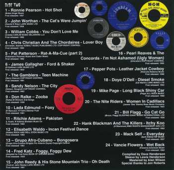 2CD Various: Leather Jackets And Diesel Smoke (Chili Dippin’ In Red Tiger Shoes: Gems And Oddities From Lux And Ivy’s Vault)