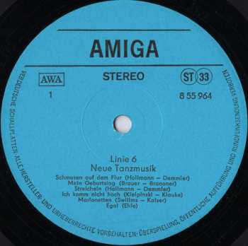 LP Various: Linie 6 (Neue Tanzmusik)