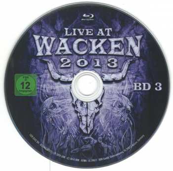 3Blu-ray Various: Live At Wacken 2013