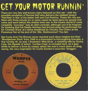 2CD Various: Lux And Ivy Dig Insane Rockabilly (Over Fifty 45s About Mad Men, Play Boys, Cars, Bugs And Brawls)