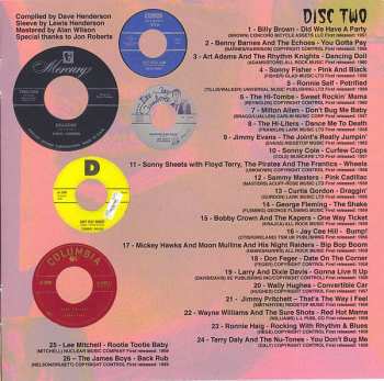 2CD Various: Lux And Ivy Dig Insane Rockabilly (Over Fifty 45s About Mad Men, Play Boys, Cars, Bugs And Brawls)