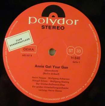 LP Various: Mary Poppins / Annie Get Your Gun