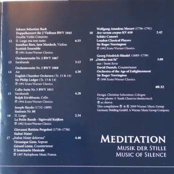 CD Various: Meditation Musik Der Stille = Music Of Silence