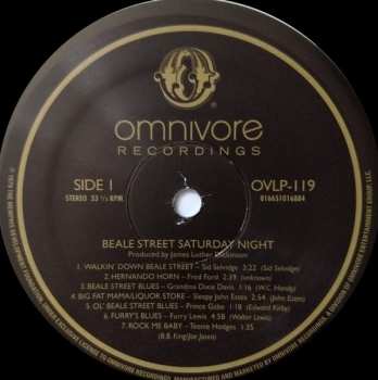 LP Various: Memphis Development Foundation Presents: Beale Street Saturday Night CLR