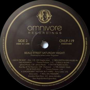 LP Various: Memphis Development Foundation Presents: Beale Street Saturday Night CLR