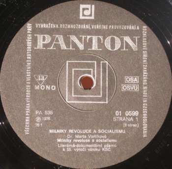4LP/Caja Various: Míl'niky Revolúcie A Socializmu 1921 - 1976