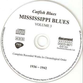 CD Various: Mississippi Blues Volume 3 1939~1940