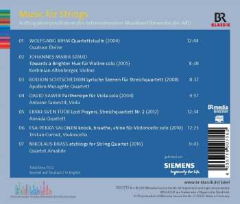 CD Various: Music For Strings: Auftragswerke Des Internationalen Musikwettbewerbs Der ARD