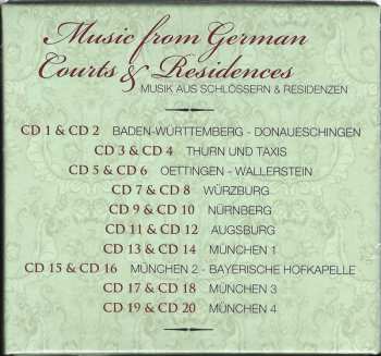 20CD/Caja Various: Music From German Courts & Residences = Musik Aus Schlössern & Residenzen