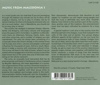 CD Various: Music From Macedonia 1