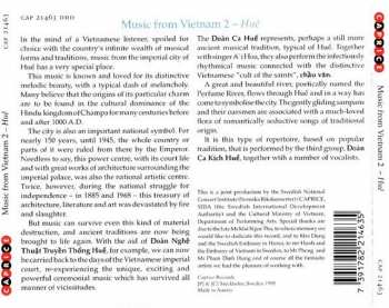 CD Various: Music From Vietnam 2 - The City Of Huế