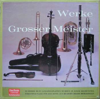 12LP/Caja Various: Werke Großer Meister LTD
