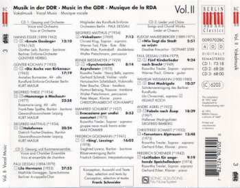 3CD/Caja Various: Musik In Der DDR Vol. II: Vokalmusik - Vocal Music - Musique Vocale