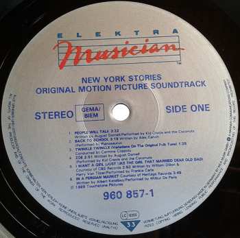 LP Various: New York Stories: Original Soundtrack
