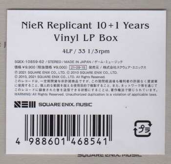 4LP/Caja Various: NieR Replicant -10+1 Years- Vinyl LP Box Set LTD