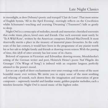 CD Various: Night Owl (Late Night Classics)