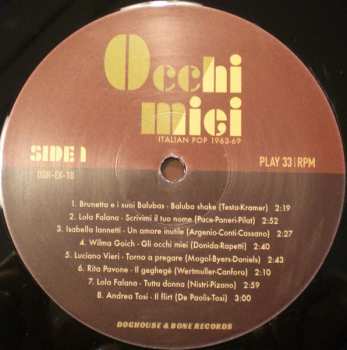 LP Various: Occhi Miei (Italian Pop 1963-69)