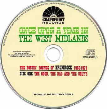 3CD Various: Once Upon A Time In The West Midlands: The Bostin’ Sounds Of Brumrock 1966-1974