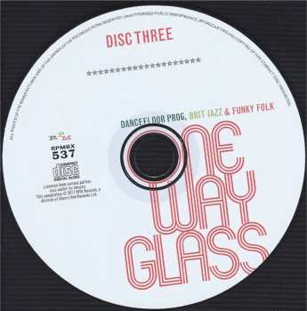 3CD/Caja Various: One Way Glass (Dancefloor Prog, Brit Jazz & Funky Folk 1968-1975)