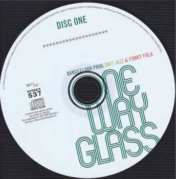 3CD/Caja Various: One Way Glass (Dancefloor Prog, Brit Jazz & Funky Folk 1968-1975)