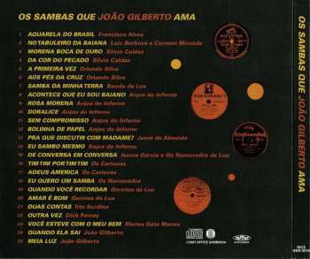 CD Various: Os Sambas Que João Gilberto Ama