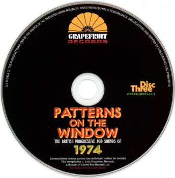 3CD/Caja Various: Patterns On The Window (The British Progressive Pop Sounds Of 1974)