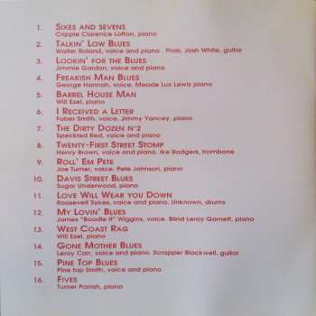 CD Various: Piano Blues, Boogie Woogie and Ragtime 1927-1941