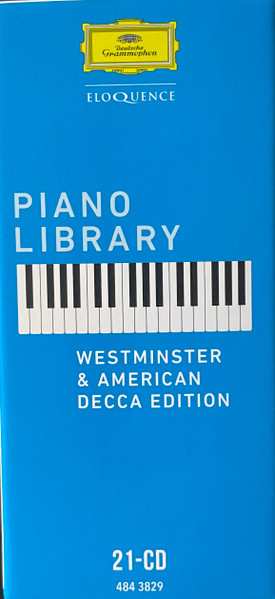 21CD/Caja Various: Piano Library (Westminster & American Decca Edition)