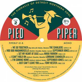 LP Various: Pied Piper (The Pinnacle Of Detroit Northern Soul)
